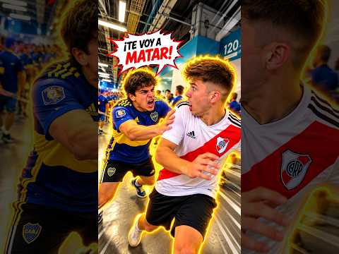 Este CHICO fue a ver un PARTIDO de BOCA con una CAMISETA de RIVER 😳😱