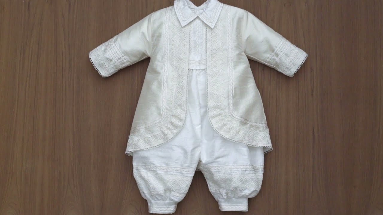 Traje Para Niño Bautizo B021, Ropones Burbvus