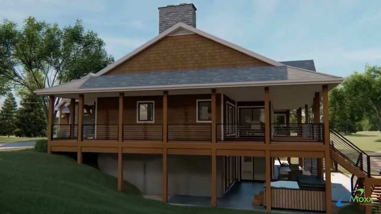 Mountain Rustic House Plan 001 000004