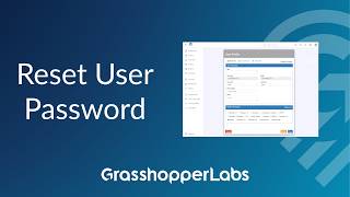 Resetting a User's Password - Grasshopper Labs