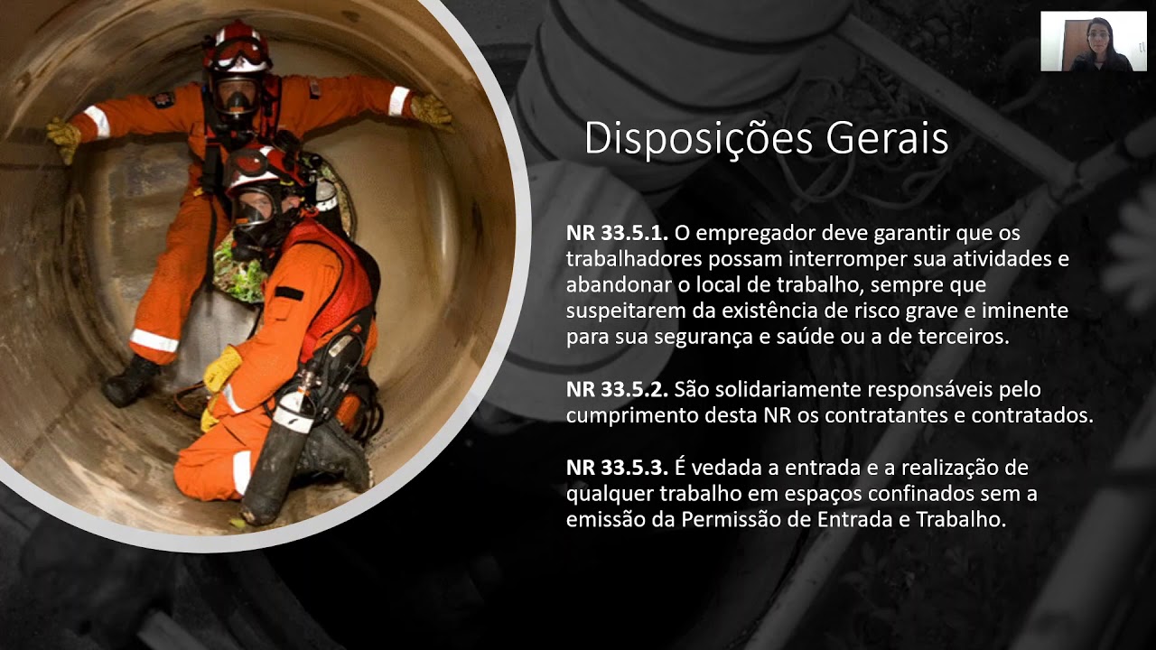 Aula NR 33  - Espaço Confinado