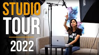 My Studio Tour 2022! Where we film & tools we use