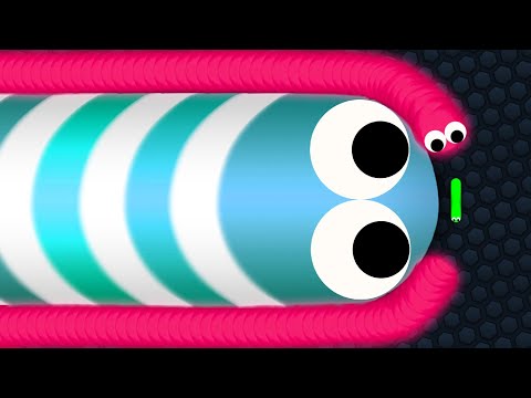 Slither.io 1 Tiny Snake vs Noob Giant Snakes - Epic Slitherio Gameplay