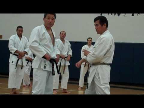 JKA Karate Masters Imamura Tomio at SAKA 2010 Karate Camp Backfist