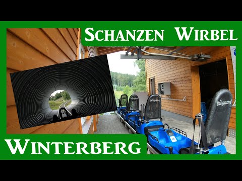 Schanzen Wirbel Winterberg GoPro Onride Sommerrodelbahn Skiliftkarussell