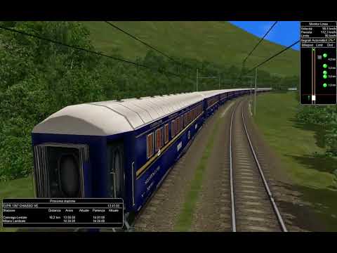 CABINA TRENO E402  EXPRESS 1367 ORIENT EXPRESS CHIASSO -MILANO LAMBRATE