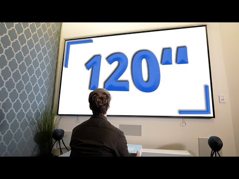 Wir BAUEN ein 120 Zoll Laser TV HEIMKINO auf - Hisense 120L5HA