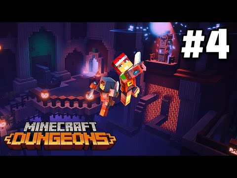 McScratchey - MINECRAFT DUNGEONS Gameplay Part 4 [CO-OP] - THE TOWER ALL 30 FLOORS COMPLETED (PC)(XBOX ONE)
