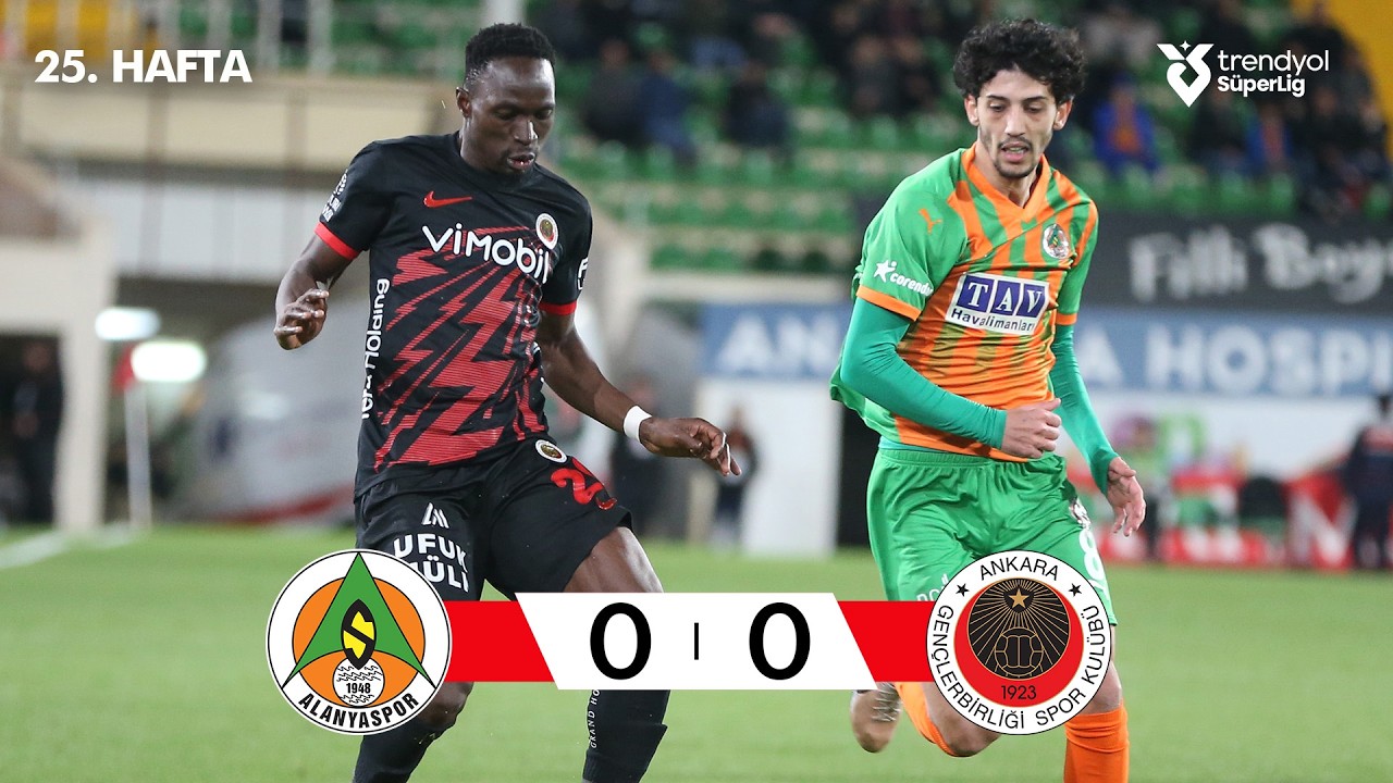 Alanyaspor vs Gençlerbirliği Highlights