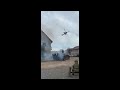AH 64 Apache Firing At Russian Tank With M230 Chain Gun