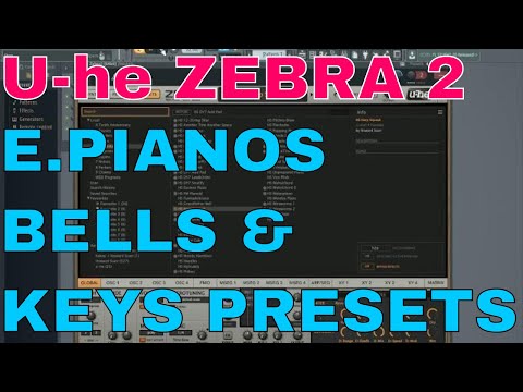 U-he ZEBRA 2.8 VST KEYBOARDS PRESETS