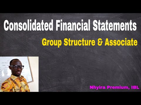Consolidated Financial Statements - Group Structure and Associate ICAG | CIMA | ACCA | CFA
