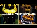 Every Single Golden Freddy Fredbear Jumpscare Five Nights At Freddy S 2014 2016