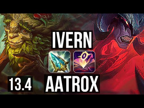 IVERN vs AATROX (TOP) | 3/0/15, 2.7M mastery, 1200+ games | KR Master | 13.4