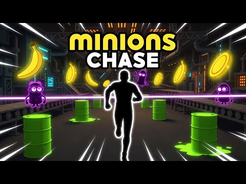 MINIONS RUN Immersive Interactive Warm Up | Banana Chase Challenge | Viral Interactive Game