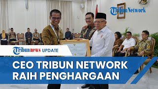 CEO Tribun Network Dahlan Dahi Raih Penghargaan dari Wakil Presiden, Berperan Pengentasan Stunting