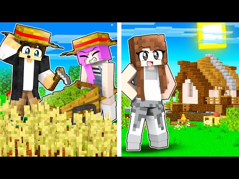Minecraft - CONSTRUÍ A NOSSA PRIMEIRA CASA