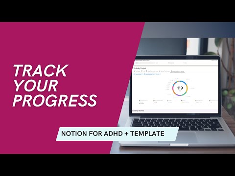 ADHD Monthly Reviews (Effortless & Fun!) with Notion Charts in Action