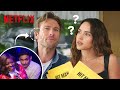 Glen Powell Ruins Interview with Adria Arjona
