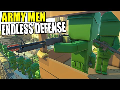 Army Men FORTRESS vs ENDLESS WAVES!? - Ancient Warfare 3: Battle Simulator