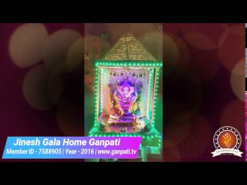 Jinesh Gala Home Ganpati Decoration Video