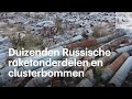 Gigantisch 'rakettenkerkhof' in Oekraïne