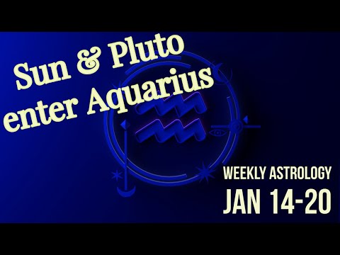 Sun, Pluto in Aquarius & Mercury Leaves Shadow | Astrology Jan 14-20