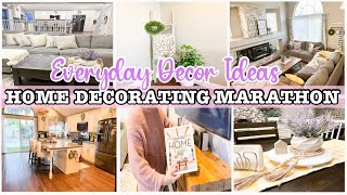 HOME DECORATING IDEAS | SPEED CLEANING 2022 | DECORATE WITH ME MARATHON | CLEAN WITH ME