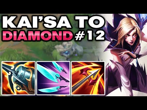 How to 1v9 on Kai'Sa - Kai'Sa Unranked to Diamond #12 | Kai'Sa ADC Gameplay Guide