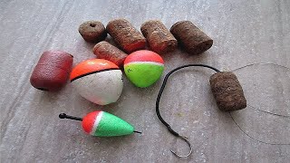 Из чего сделать подводный поплавок на сома своими руками
