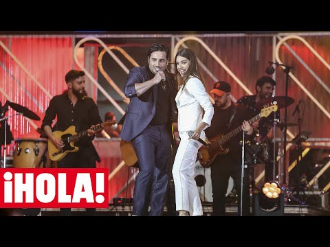 La invitada sorpresa al espectáculo de David Bustamante en los Premios Dial