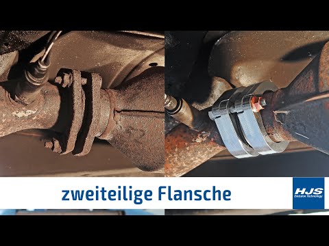 Montagefilm 2-teilige Flansche; Reparaturflansch HJS 82 00 7055 Volvo 740