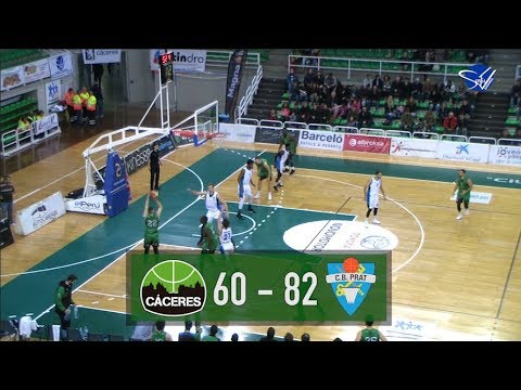 Resumen: Cáceres Patrimonio de la Humanidad - CB Prat [LEB Oro 17/18]