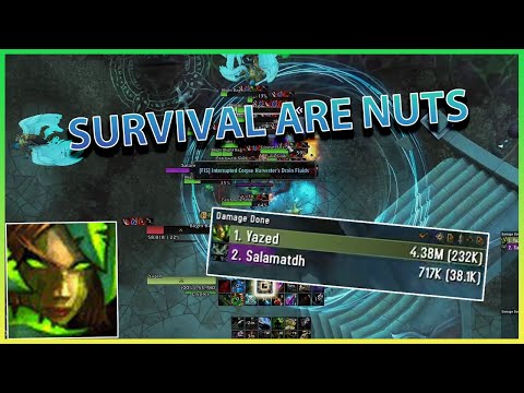 SURVIVAL HUNTER BLASTING 230K DPS IN 9.2PTR!!|Daily WoW Highlights #332 |