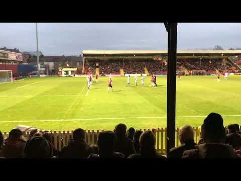 York City v Kettering Town, 2nd half free kick @ Bootham Crescent, Sat 25 Jan 2020