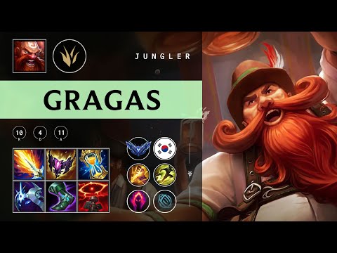 Gragas Jungle vs Graves - KR Diamond Patch 25.23