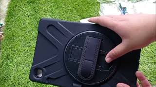 3 layered Hard Rugged case for Samsung galaxy S6 lite tablet | unboxing |how to install