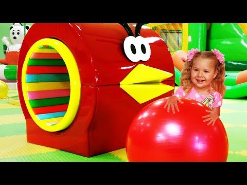 Indoor Playground for kids fun Play time / Roma and Diana