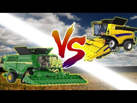 GIANT AGRICULTURAL MACHINES: NEW HOLLAND CR10.90 VS JOHN DEERE X9.1100 - WHICH ONE IS BETTER?