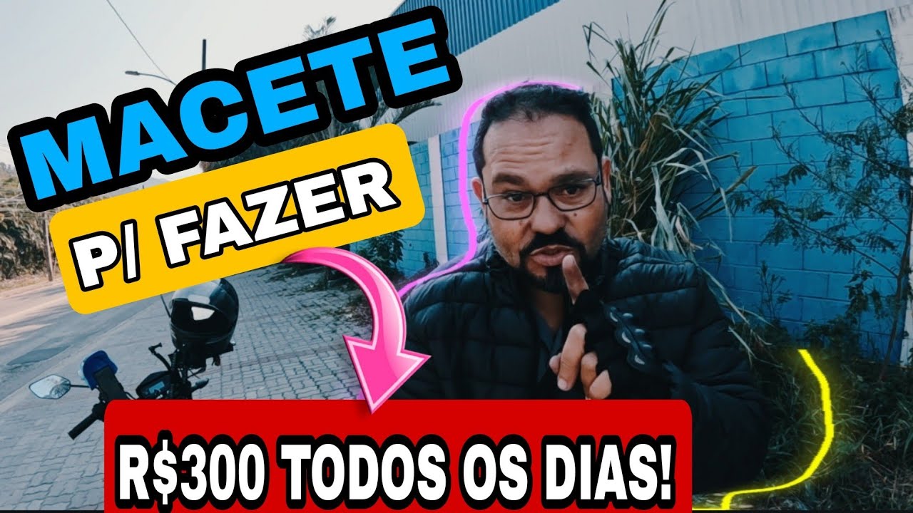 🔴 COMO FAZER R$300/DIA USANDO ESSE MACETE (uber moto e 99moto)