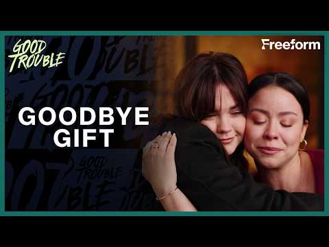 Maia Mitchell & Cierra Ramirez's Goodbye Gift | Good Trouble | Freeform
