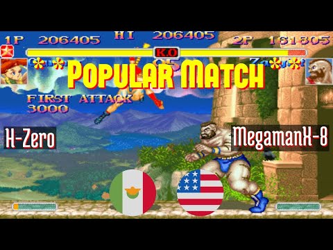 @ssf2xjr1: H-Zero (MX) vs MegamanX-8 (US) [Super Street Fighter II X GMC ssf2x ssf2 Fightcade]
