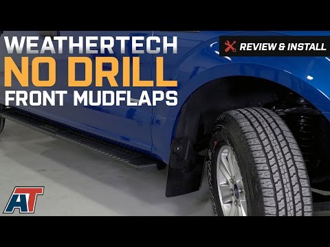 2015-2017 F150 Weathertech Front No Drill MudFlaps Review & Install