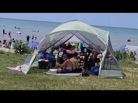 Exciting day at Wasaga Beach