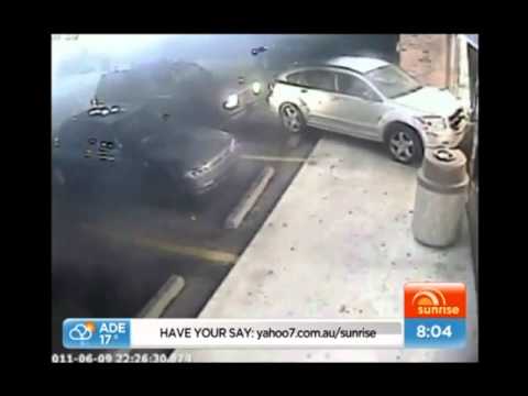 SHOCKING Convenience Clerk Survives Being Hit By Car