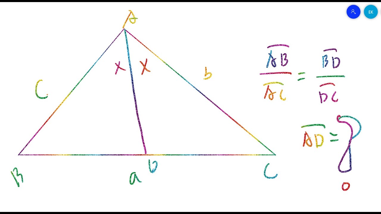 Angle bisector theorem and length of Angle bisector