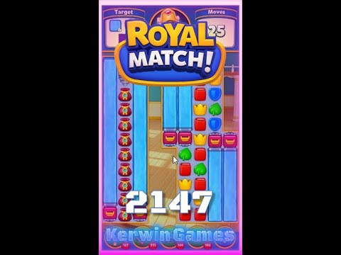 Royal Match Level 2147 - No Boosters Gameplay