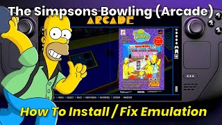 Steam Deck: Fixing THE SIMPSONS BOWLING Arcade Game (EmuDeck/ES-DE)