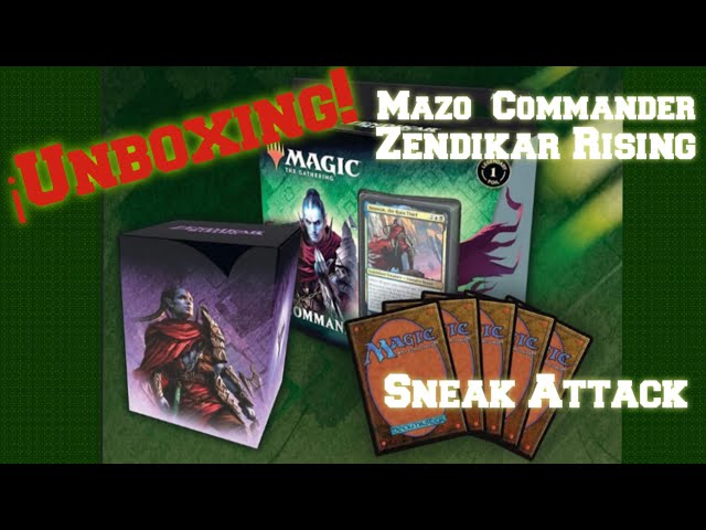 Vídeo relacionado con com Zendikar Rising Commander - Juego de 2 barajas de espanol