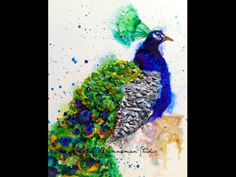 Tim Holtz alcohol inks: using them on yupo paper